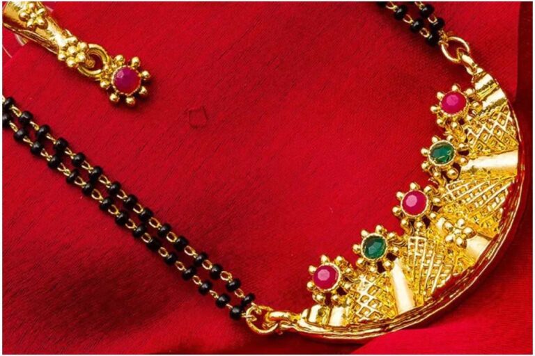 Nepali Gold Mangalsutra Design